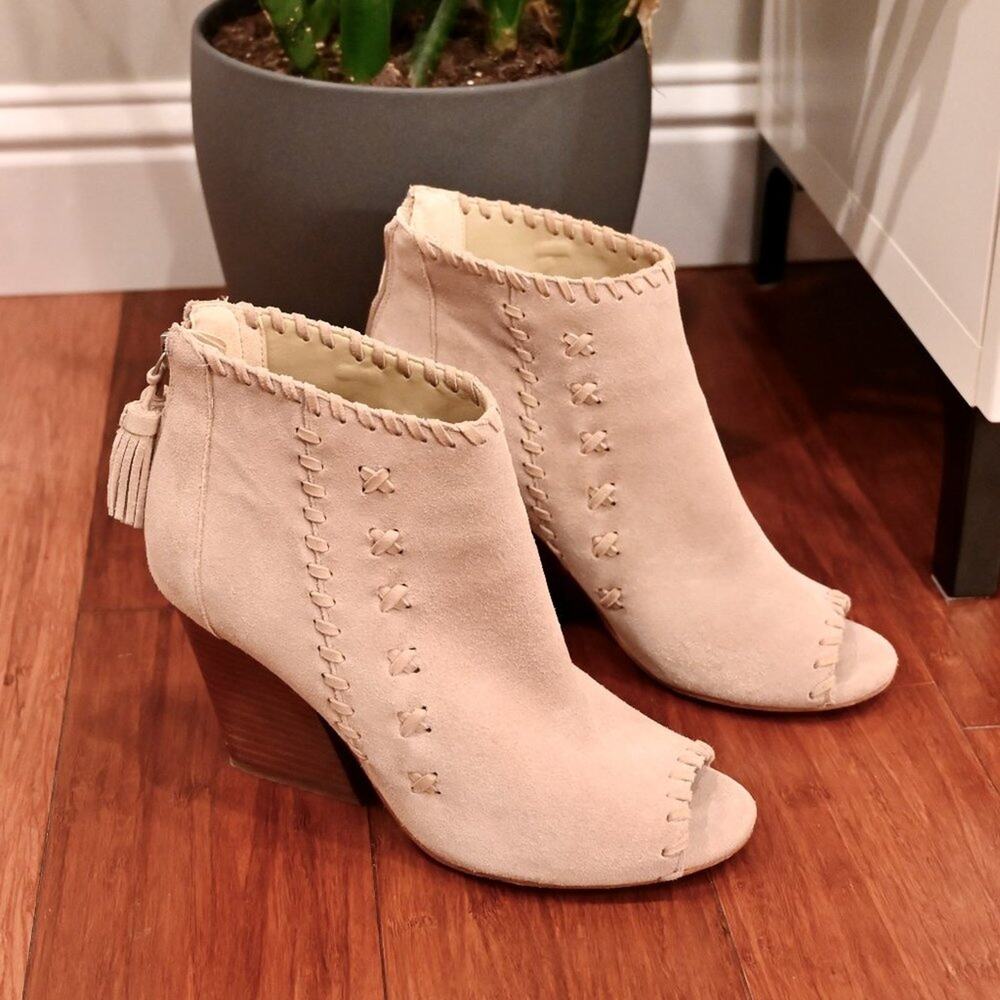 Marc Fisher Genesa Toe Open Booties Size 10 | Size 10 - Picture 4 of 16
